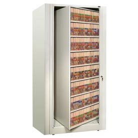 Rotary File Cabinet Starter Bone White