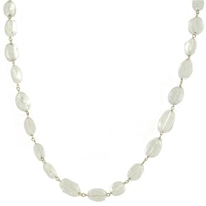 ANNE SPORTUN- Aquamarine Oval Necklace by