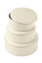 Nigella Lawson Living Kitchen Cake & Biscuit Tin Set/3 Cream