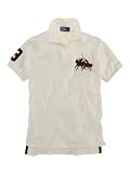31N1GJQBBTL. SL160  Polo Ralph Lauren Mens Custom fit Havana Dual Match Polo Shirt, Cream (Large)