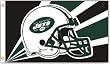 New York Jets 3'x5' Helmet Design Flag - Football Sports Merchandise