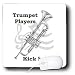 Music - Trumpet Players Kick brASS! - Mouse Pads