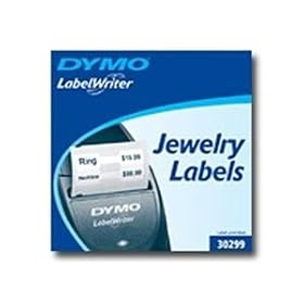 DYMO Jewelry – Permanent adhesive labels – black on white – 1500 label(s) thumbnail