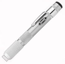 Chalk Holder - Commando Clear Anodized Handle with Standard School Chalk (See Item 152-1214 for Chalk Holder with Bonus Protective Storage Tube)