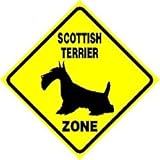 SCOTTISH TERRIER ZONE pet dog NEW sign