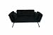 American Furniture Alliance Mali Flex Futon Frame and Cushions, Black