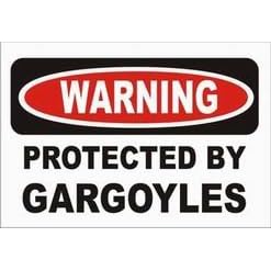 PROTECTED BY GARGOYLES Hat - White Baseball Cap