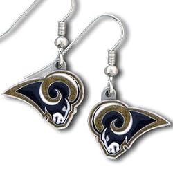 St. Louis Rams Dangling Earrings - NFL Football Fan Shop Sports Team Merchandise