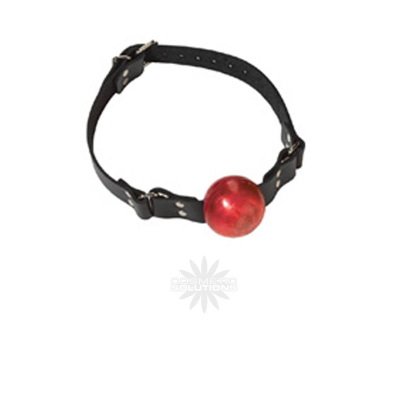 1-1/2 Purple Ball Gag with d-Rings