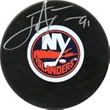 John Tavares Autographed/Hand Signed NY Islanders Hockey Puck