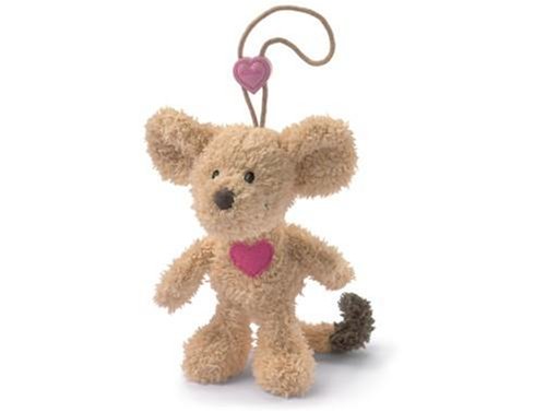 NICI Lillebi, Maus, Plüsch, 10cm, mit Schlaufe und Stopper