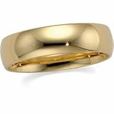10K Yellow Gold Light Comfort Fit Band - 6mm
