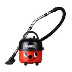 Numatic HVR200A Henry A1 Bagged Cylinder Vacuum Cleaner plus Kit A1, Red/Black