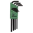 Bondhus 31834 Long Length Star-Tipped L-Wrenches, 8 Piece Set, sizes T9-T40