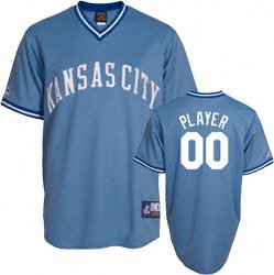 Willie Wilson #6 Kansas City Royals Cooperstown Replica Jersey