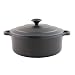 Chasseur Cast Iron 26cm, 5.0ltr Round Matt Black Casserole