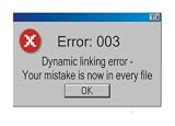  : Error: 003 Dynamic linking error - Your mistake is now in every file Youth Hooded Sweatshirt (various color choices)