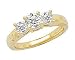 1.00 ct Three-Stone Anniversary Ring