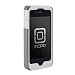 Incipio iPhone 4/4S SILICRYLIC Hard Shell Case with Silicone Core - 1 Pack - Carrying Case - Retail Packaging - White/Silver
