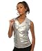 Tripp NYC The Crinkle Vinyl Vest,Vests for Women