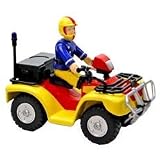 Fireman Sam Push Along Quad Bike and Exclusive Sam Figure RareIMAGE