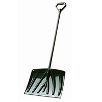 Suncast SN1250 18-Inch Snow Shovel with Wear Strip, Green