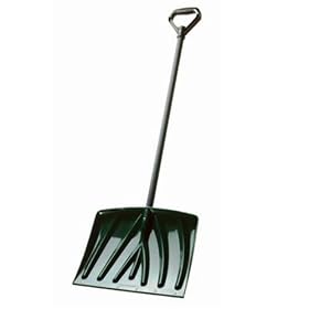Suncast SN1250 18-Inch Snow Shovel with Wear Strip, Green