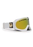 Dragon DX Snow Goggles - White Frame / Gold Ionized Lens / White with Gold Logo Patch Strap