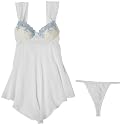 Cinema Etoile Women's Embroidered Chiffon Babydoll - 613384