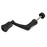 Como Black Plastic Rotary Knob Power Handle for Fishing Spining Reel