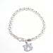 Auburn Tigers Au Silver Polished Au Bra