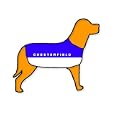 Chesterfield Personalised Waterproof Dog Coat Size M (18" 45cm) 