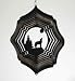 Wolf 12 inch Wind Spinner