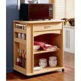 Microwave Cart - Natural Maple