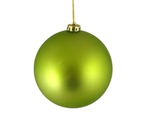 Amazon.com  Matte Key Lime Green Shatterproof Christmas Ball Ornament