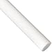 Porous Polyethylene Round Rod, White
