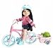 Kayla Doll - Friends of Kelly - Barbie Lets Go on her bike with River the Turlte