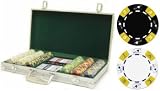 300 Tri Color 11.5 gram Ace King AKQJ Casino Poker Chips Set