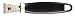 Pedrini Black & Satin Stainless Steel Lemon Zester