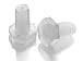 Nylon Hex Head Machine Screws M2 White, 8mm Length (pack Of 100)