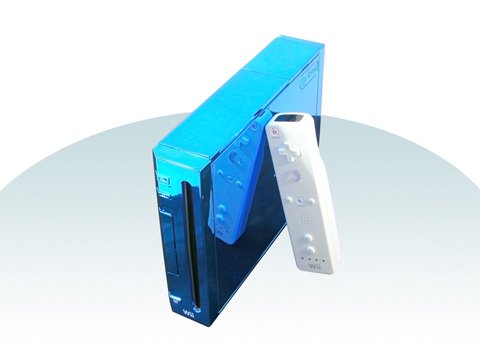 Talismoon Evolve Blue Chrome Wii Case: Blue Bushido