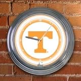 TENNESSEE VOLUNTEERS Team Logo 15 NEON WALL CLOCK