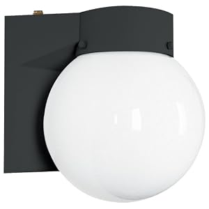MaxLite ML4G181GLBK 18-Watt Globe Lantern (75-Watt equivalent) in Black by Maxlite