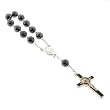 St. Benedict Hand Rosary - 7MM Hematite and 6'' Overall Length