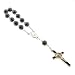 St. Benedict Hand Rosary - 7MM Hematite and 6'' Overall Length
