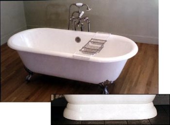 Buy Regal Side Fill Pedestal Tub (Undrilled) - Painted White - (Sunrise Bathtubs, Plumbing, Bathtubs Showers & Saunas, Bathtubs)