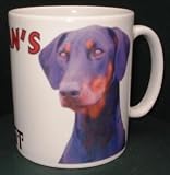 Doberman  DOG MUG (black and tan)  from The Moneyman