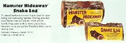 Snake Log For Reptiles/Rodents To Chew/Climb/Nest - 5.25" X 1.25" X 1.25" - Brown