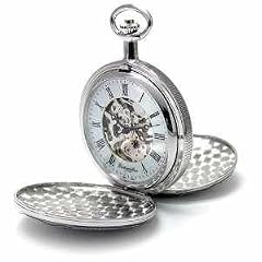 Eichm�ller Taschenuhr 8212 teilskeletttiert beidseitig aufklappbar