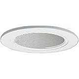 Halo 993W, 4" Trim Coilex Baffle White Trim with White Baffle, 6 Pack